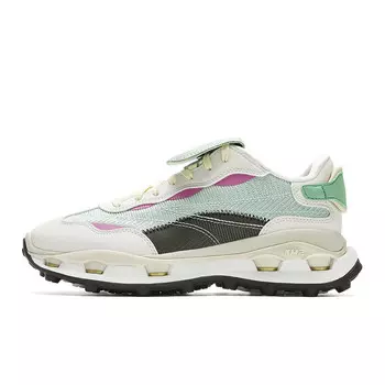 Кроссовки FILA KM2 Lifestyle Shoes Women's Low-top Seaweed Green/tofu White, зеленый