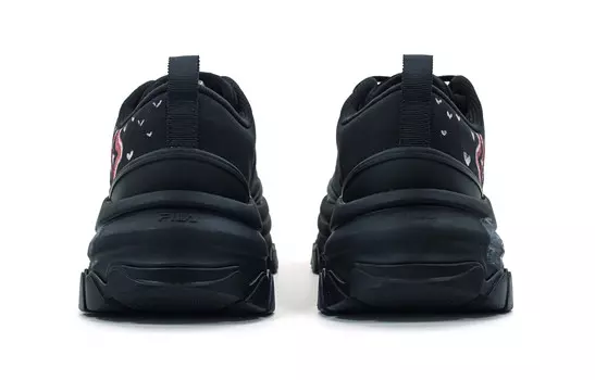 Кроссовки FILA Lava Lifestyle Shoes Women's Low-top Pink/Black, черный/розовый