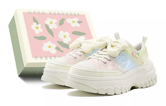 Кроссовки FILA Lava Lifestyle Shoes Women's Low-top Blue/Yellow, голубой