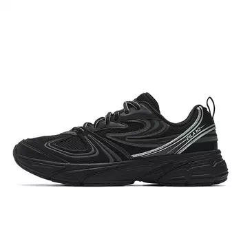 Кроссовки FILA Lifestyle Shoes Women's Low-top Black/Shadow Black Grey, черный