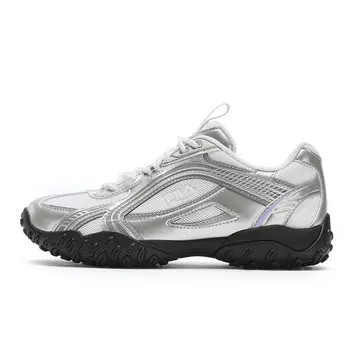 Кроссовки FILA Lifestyle Shoes Women's Low-top Silver Gray / Ivory White, серый