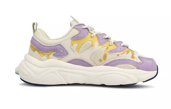Кроссовки FILA Mars 1 Lifestyle Shoes Women's Low-top Yellow/Purple, цвет Off White