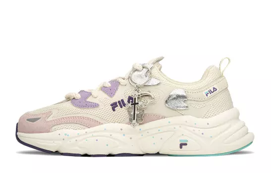 Кроссовки FILA Mars 1 Lifestyle Shoes Women's Low-top White/purple, фиолетовый