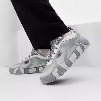 Кроссовки FILA Melt Skateboarding Shoes Men Low-top Alloy Gray/multi-mist Gray, серый