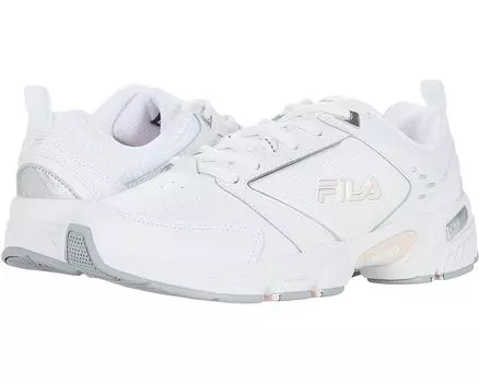Кроссовки Fila Memory Decimus 8, цвет White/Pink Dogwood/Metallic Silver