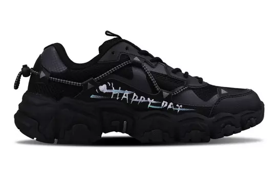 Кроссовки FILA Mix Lifestyle Shoes Unisex Low-top Black/White/Purple/Pink/Blue, цвет Exciting