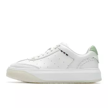 Кроссовки FILA OLIMPICA Skateboarding Shoes Women's Low-top Standard White / Nile Green, зеленый