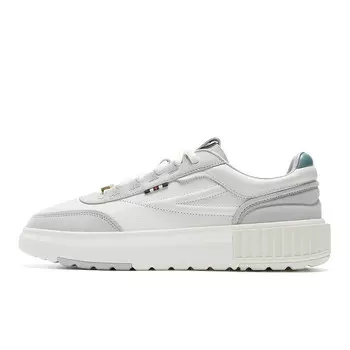 Кроссовки FILA ROMANICA Skateboarding Shoes Men Low-top Snow White/Dusk Gray, серый