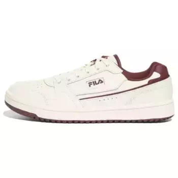 Кроссовки FILA Targa Skateboarding Shoes Unisex Low-top White/Red, белый/красный