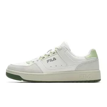 Кроссовки FILA Targa Skateboarding Shoes Women's Low-top Milk White / Lettuce Green, зеленый