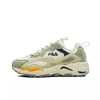 Кроссовки FILA Tracer Chunky Sneakers Unisex Low-top White/green, коричневый