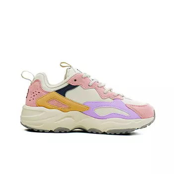 Кроссовки FILA Tracer Chunky Sneakers Unisex Low-top White/pink/brown, цвет Lotus Color