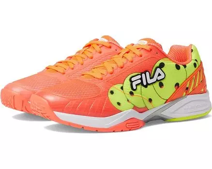 Кроссовки Fila Volley Zone, цвет Fiery Coral/White/Safety Yellow