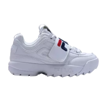 Кроссовки Fila Wmns Disruptor 2 Premium Aplique 'White', белый