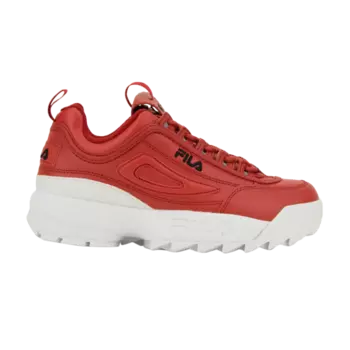 Кроссовки Fila Wmns Disruptor 2 Premium 'Red', красный