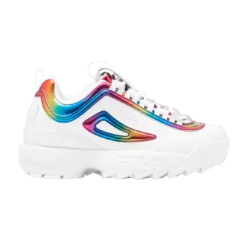 Кроссовки Fila Wmns Disruptor 2 'Rainbow Chrome', белый