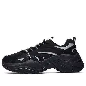 Кроссовки fishbone retro running sneakers Fila, черный