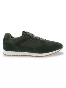 Кроссовки Fisher из сетки и замши English Laundry, цвет Olive