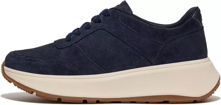 Кроссовки FitFlop F-Mode Suede Flatform Sneakers, цвет Midnight Navy