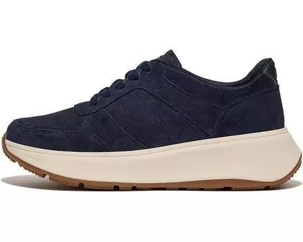 Кроссовки FitFlop F-Mode Suede Flatform Sneakers, цвет Midnight Navy