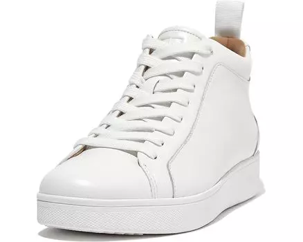 Кроссовки FitFlop Rally Leather High-Top Sneakers, цвет Urban White