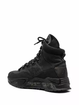 Кроссовки Fitztrec на шнуровке Premiata, черный