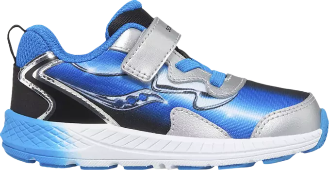 Кроссовки Flash 3.0 A/C Little Kid 'Black Blue Chrome', синий