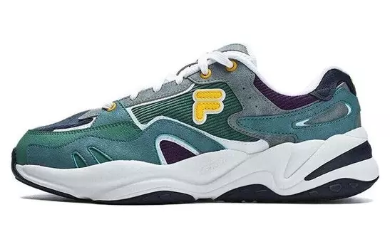 Кроссовки Flash Running Shoes Men Low-top Berry Blue/Medium Gray Fila Fusion
