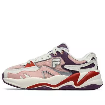 Кроссовки flash sneakers 'white red purple' Fila Fusion, белый