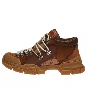 Кроссовки flashtrek 'brick red' Gucci, коричневый