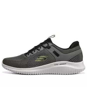 Кроссовки flection 1.0 'grey white' Skechers, серый