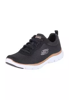 Кроссовки Flex Appeal 40 "Brilliant View", машинная стирка, этикетка, для женщин SKECHERS, цвет Bkrg Black Mesh /