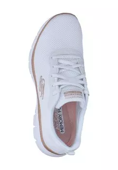 Кроссовки Flex Appeal 4.0 - Brilliant View, дышащие, амортизирующие, женские SKECHERS, цвет Wtrg White Mesh