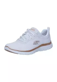 Кроссовки Flex Appeal 4.0 - Brilliant View, дышащие, амортизирующие, женские SKECHERS, цвет Wtrg White Mesh