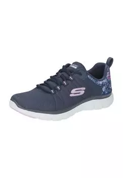 Кроссовки Flex Appeal 4.0 Let it Blossom, сетка, женские SKECHERS, цвет Navy Mesh Multi