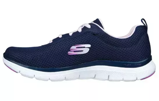 Кроссовки Flex Appeal 4.0 Lifestyle женские с низким верхом синего/фиолетового цвета Skechers