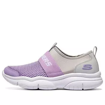 Кроссовки flex blast shoes 'purple grey' Skechers, фиолетовый