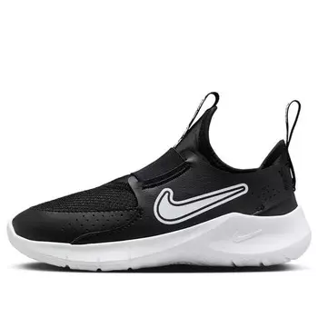 Кроссовки flex runner 3 'black white' Nike, черный