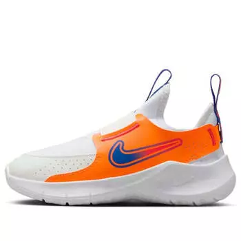 Кроссовки flex runner 3 'white total orange blue' Nike, белый