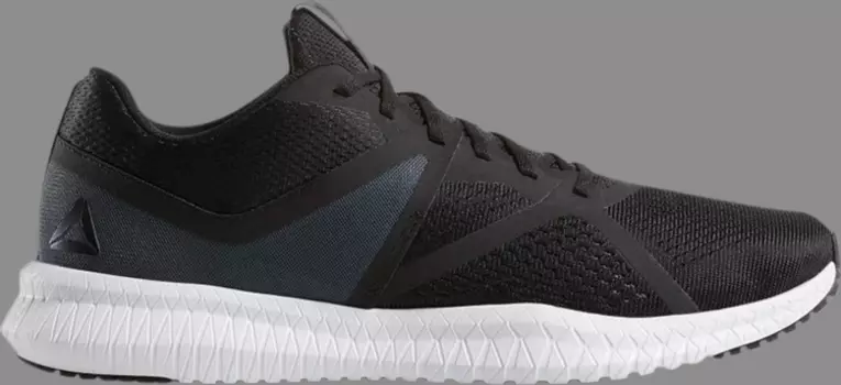 Кроссовки flexagon fit 'black true grey' Reebok, черный