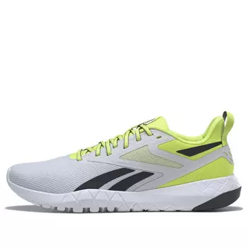 Кроссовки flexagon force 4 'grey black yellow' Reebok, серый