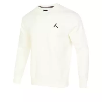 Кроссовки Flight MVP свитшот с круглым вырезом из флиса и графикой Air Jordan, белый