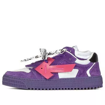 Кроссовки floating arrow low-top sneakers 'purple pink white' Off-White, фиолетовый