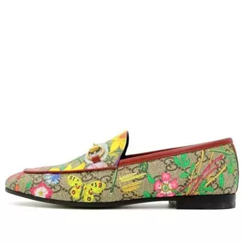 Кроссовки flora supreme loafers 'beige' Gucci, синий