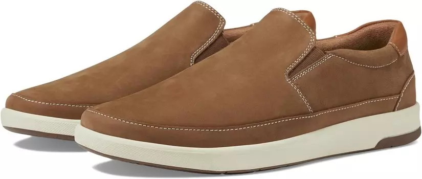 Кроссовки Florsheim Crossover Double Gore Slip-On, цвет Mushroom
