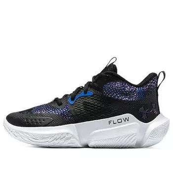 Кроссовки flow breakthru 3 'black blue multi-color' Under Armour, черный