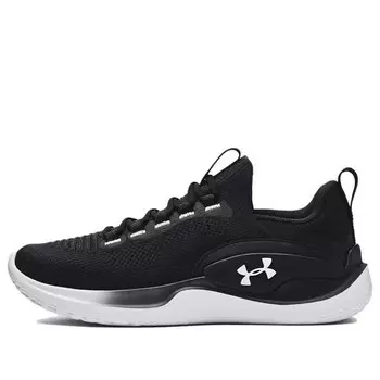 Кроссовки flow dynamic 'black white' Under Armour, черный