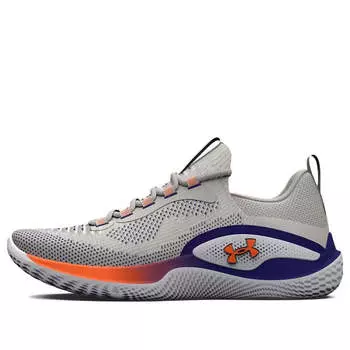 Кроссовки flow dynamic 'grey blue orange' Under Armour, серый
