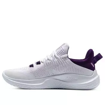 Кроссовки flow dynamic intelliknit 'white purple' Under Armour, белый