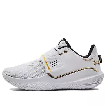 Кроссовки flow futr x 'white metallic gold' Under Armour, белый